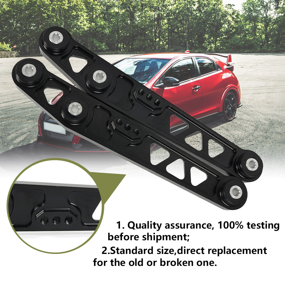Rear Lower Control Arm LCA for Civic 88-95 for Integra 94-01 EG 88-91 Full Black Q