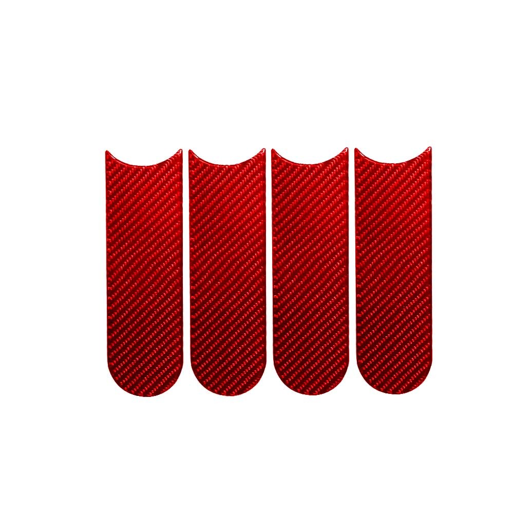 2Pcs Red Air Vent Frame Cover Trim Carbon Fiber For COBALT 2005-2010 v