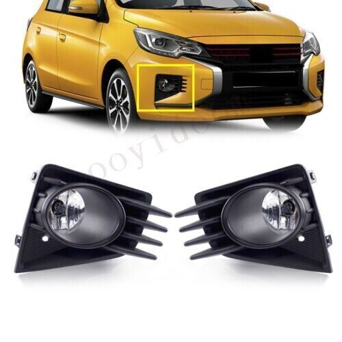 Fog light cover set (right + left) for Mitsubishi Mirage Attrage 2020 - 2022