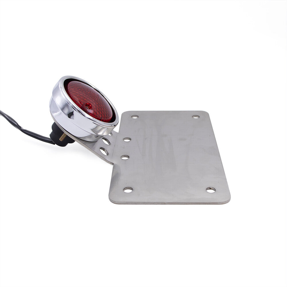 Tail Brake Light Mount License Plate Bracket for Harley Chopper Bobber Custom Q