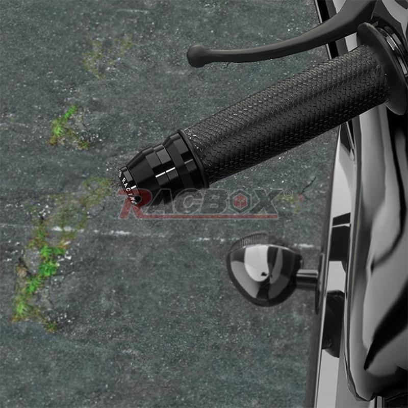 Universal Motorcycle Handlebar Bar End Plug Caps Grips Slider 7/8 Aluminum CNC