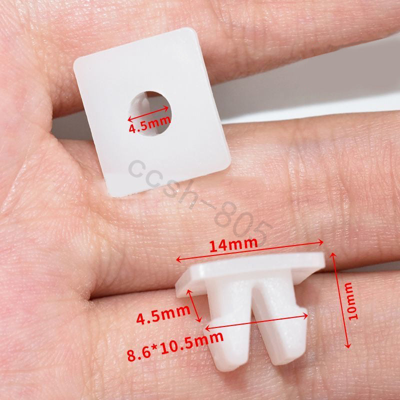 5 Sets Car Bumper Trim Nylon Nut Screw Grommet Clips for Toyota