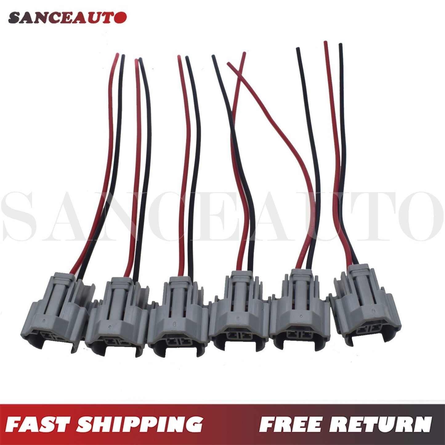 6-piece fuel injector connector tail wire for Kia , , , for Lexus , for Hyundai - n