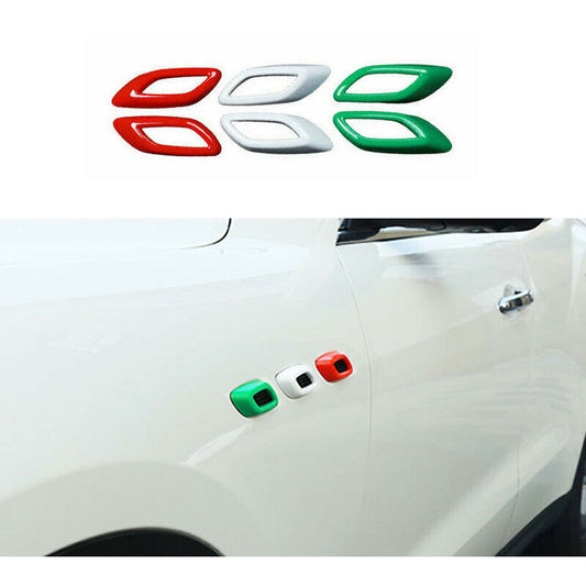 3-Colour Side Wing Air Vent Fender Cover Trims 6P for Maserati for Levante 2016-2021