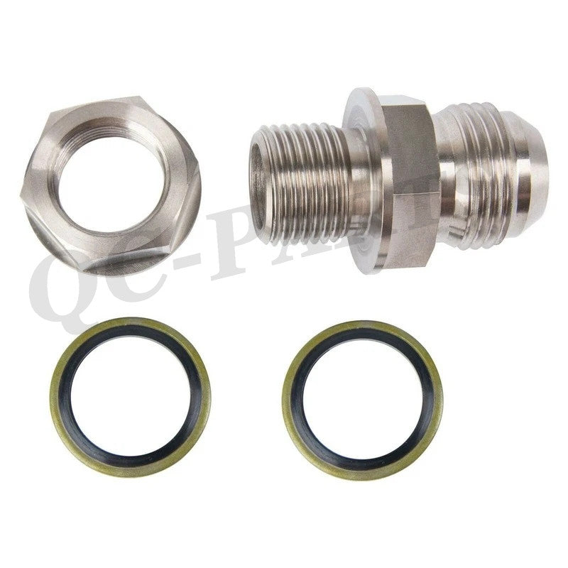 Turbo Oil Pan Return / Drain Plug Adapter Fitting 10AN No Welding Steel