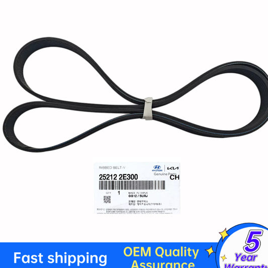 Equipment Manufacturer ( ) serpentine V-belt for 2016-20 for Tucson for Veloster for Elantra 252122E300