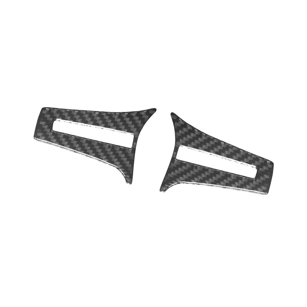 2pcs Carbon Fiber Turn Signal Decoration Cover Trim For Taycan 2019-2022 v