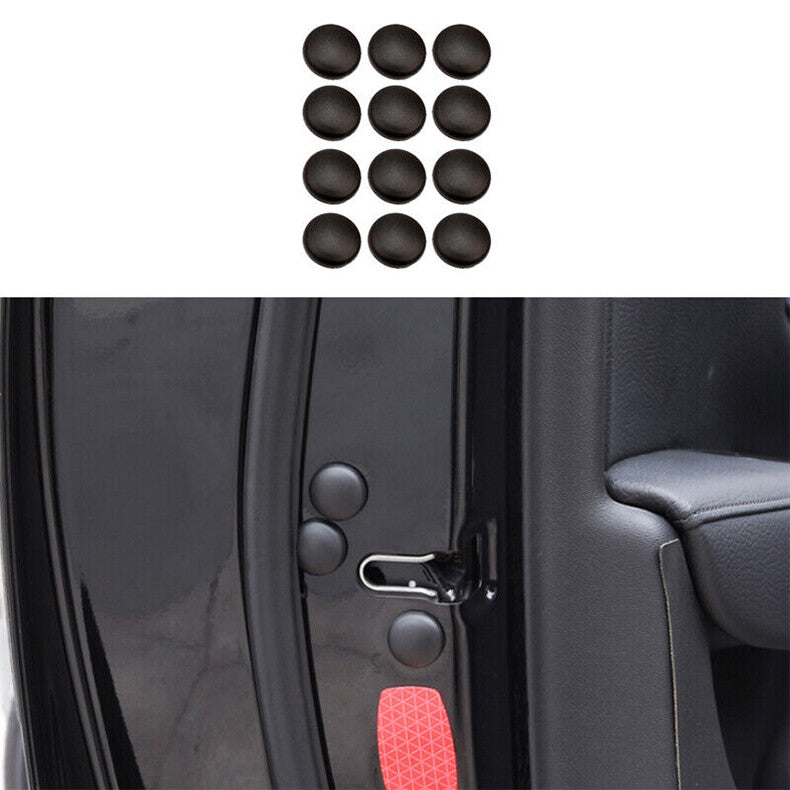 for Volvo S90 2017-2022 black Car Inner Door Lock Screw Protector Cover Cap Trim