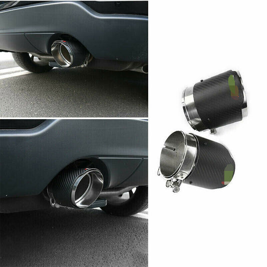 for Jeep Grand Cherokee 2011-2020 Carbon Exhaust Muffler Tail Pipe Tip Tailpipes
