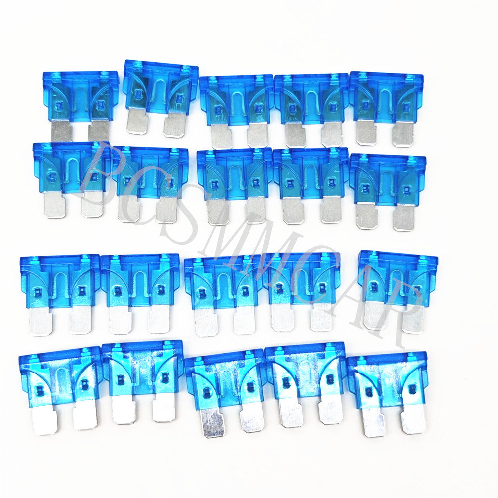 120PC Car Blade Fuse Zinc alloy plastic for Mini Small Medium Auto Fuse Holder Trim