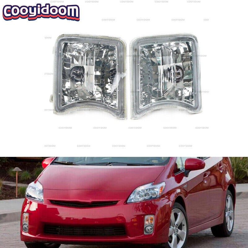 Suitable for Toyota Prius 2010 - 2012: Front bumper headlights, driving lights, fog lights (LHRH).