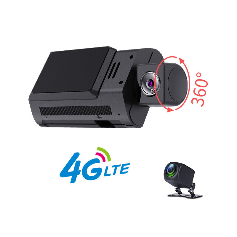 4G for Mini Dash Cam FHD 1080P GPS Dual Lens Recording WiFi Remote Android Monitor