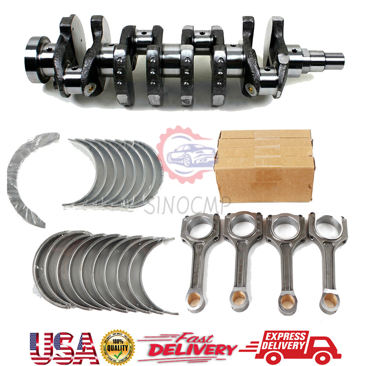 G4KH G4KF 2.0T Engine Crankshaft  ConRods Bearings Set Suitable for Hyundai for KIA
