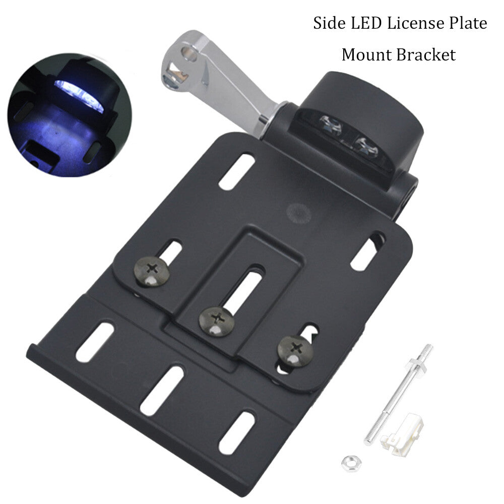 LED side-mounted license plate bracket suitable for Harley Davidson Sportster XL 2007 - 2019 - n