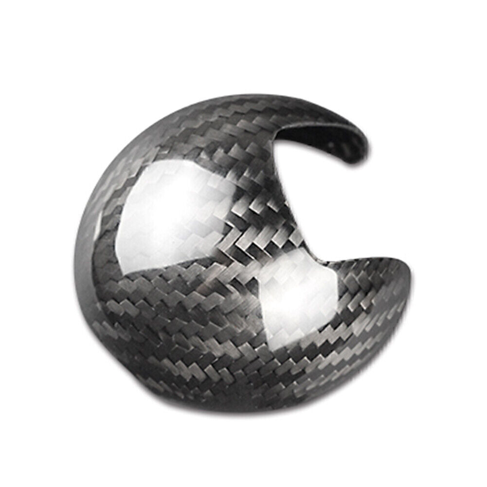 Carbon Fiber Gear Shift Knob Head Cover Trim for Audi A3 S3 2014-2018 2015 16 17 Q