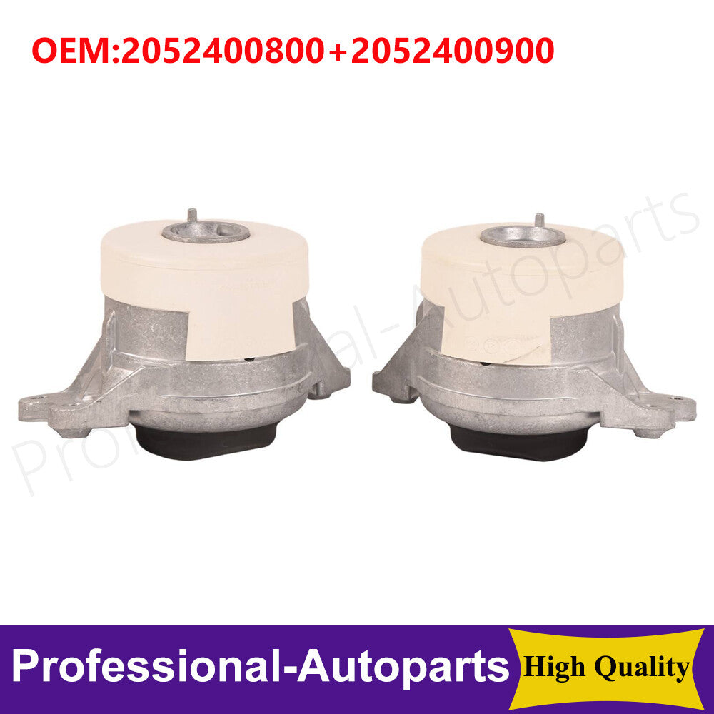 1Pair Engine Mounting Left+Right for Mercedes-Benz C300 2.0L 2015-2018