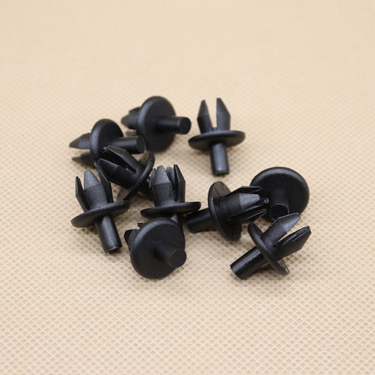 10 Expanding Rivet 8mm Hole Panel Trim Fit Radiator Grille, Bumper, Splash Guard