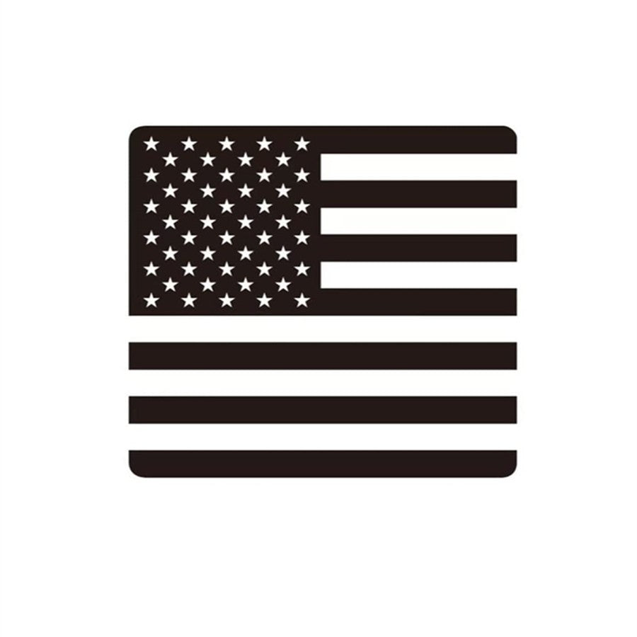 American Flag Rear Window Decal Sticker for Toyota Tacoma 2016-2022 Black Q