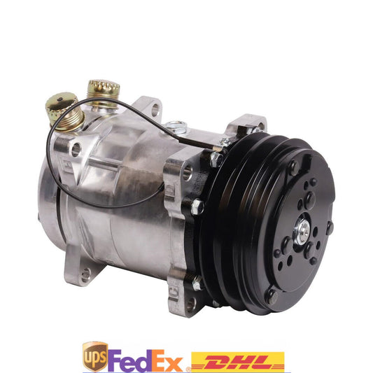12V A/C Compressor 7807944 4338042 For Case 8830 8840 Allis Chalmers 440 6250
