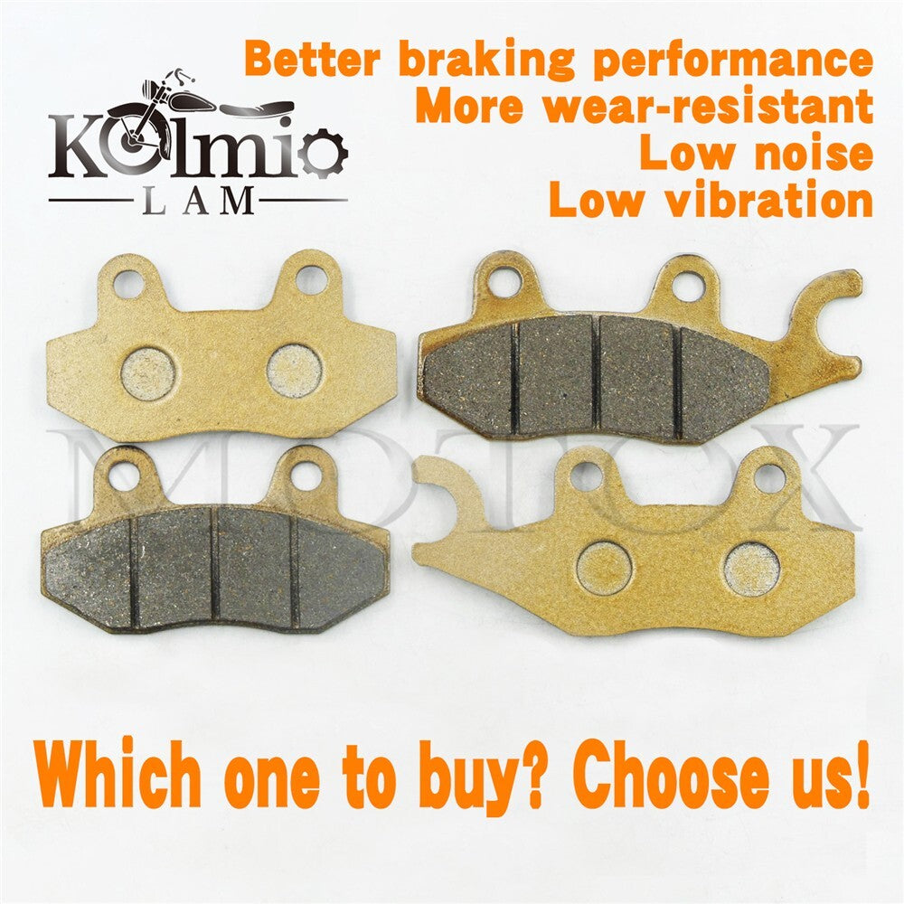 Kolmio-LAM Ceramic Front Rear Brake Pads Fit for Honda NSR50 75 80 150 XR50/100