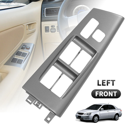 Master Power Window Switch Trim Bezel Silver Gray for Toyota for Corolla 2003-2008