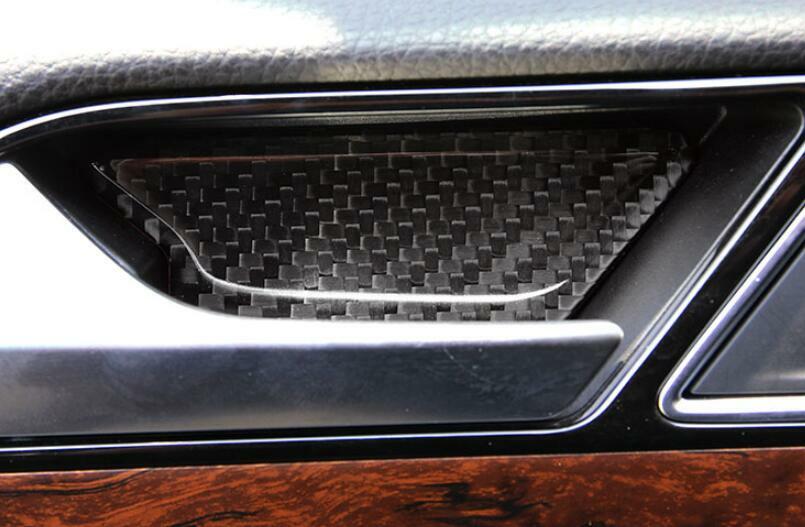 Carbon fiber inner door cup cover trim for Volkswagen for Passat variant B8 2017-2018