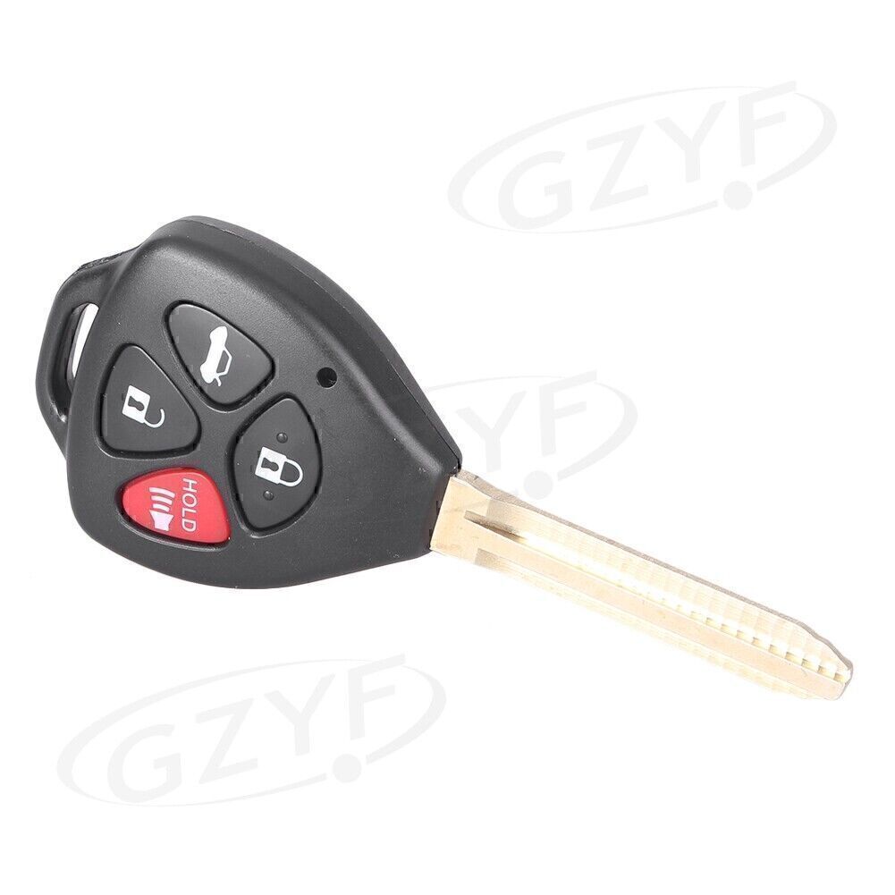 Remote Uncut Blank Key Fob Keyless Entry Shell Case for Toyota for Corolla for Avalon Q