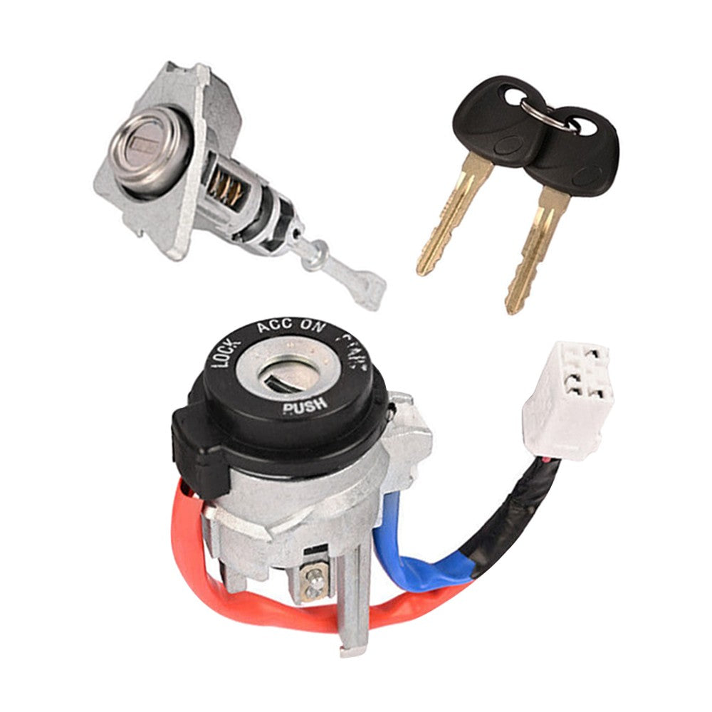 Ignition Switch Lock Cylinder With Key Suit Set Fits for Elantra 2011-2015 Q