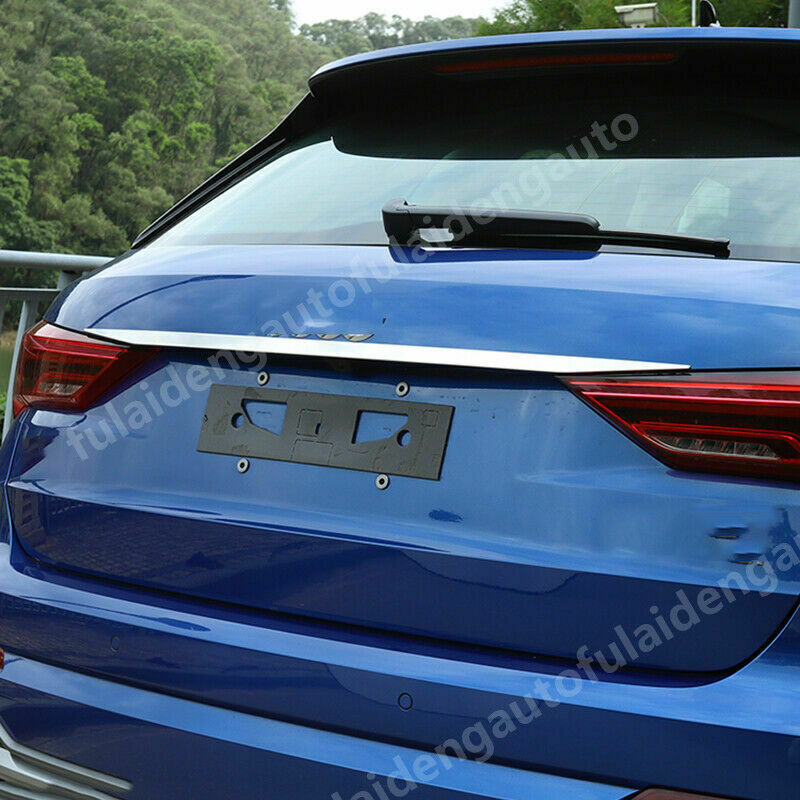 for Audi Q3 (F3) 2019-2021 Stainless Rear Trunk Tailgate Lid Cover Trim Strip