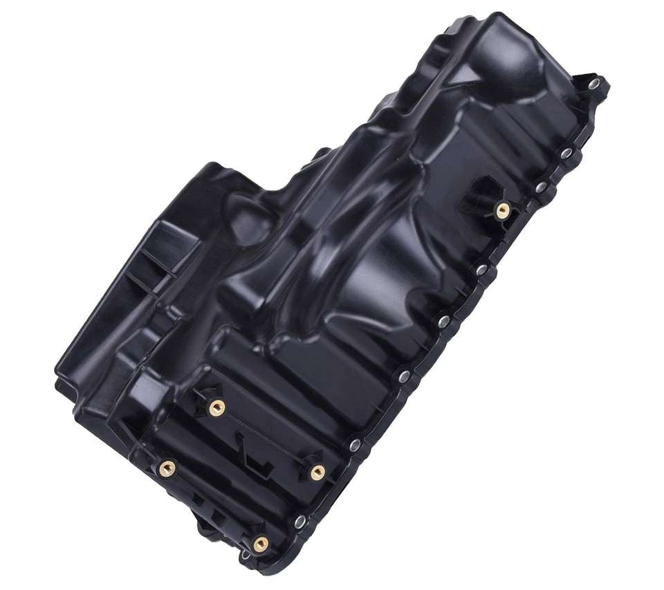 Improved aluminum oil pan for BMW 320i, 328i, 228i, X1, Z4. Q