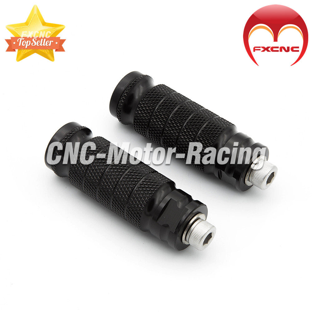 Suitable for CBR600 RS125/GP125 F4I F2 F3 F4 CNC aluminum footstool pedals, black