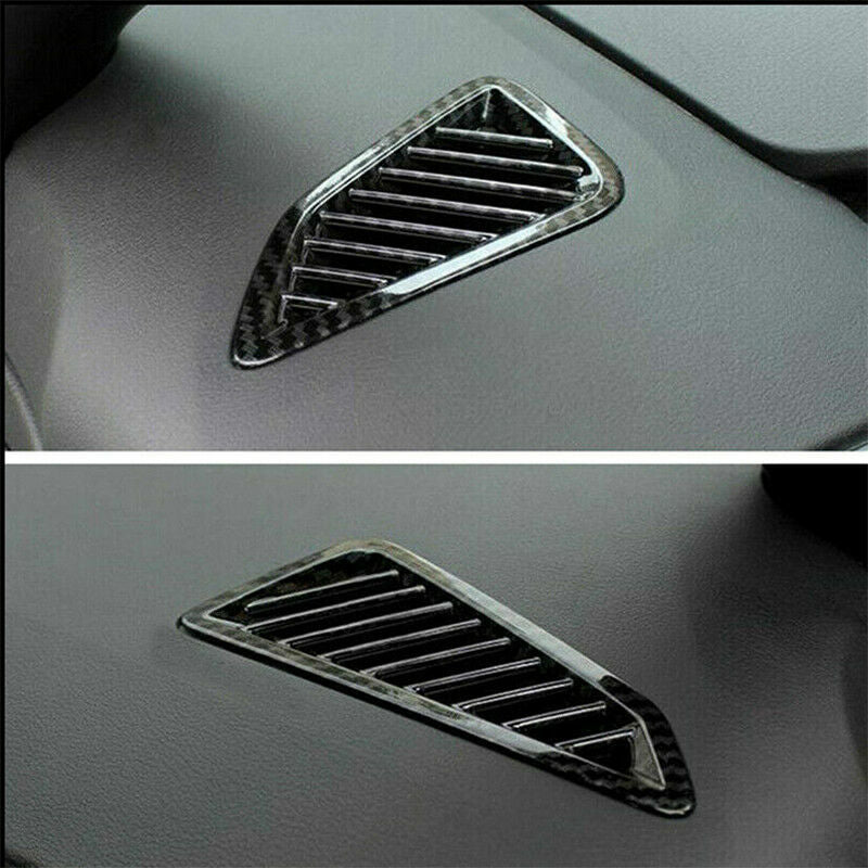 Dashboard Air Vent Outlet Cover Carbon Fiber Trim for Toyota for Corolla 2019-2022