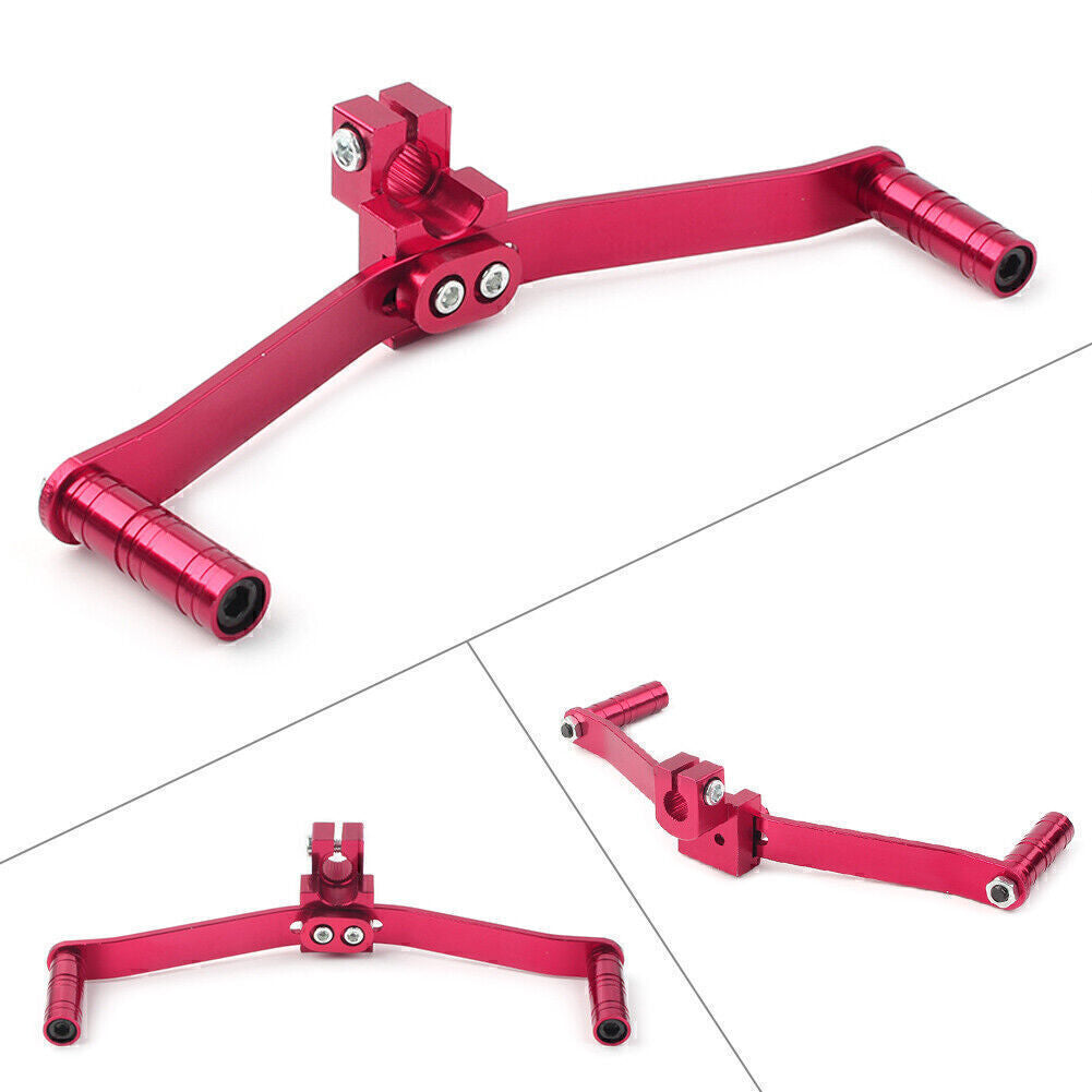Durable Red Motorcycle Aluminum 2 Way Gear Shift Lever Footrest Pedal Shifter Q