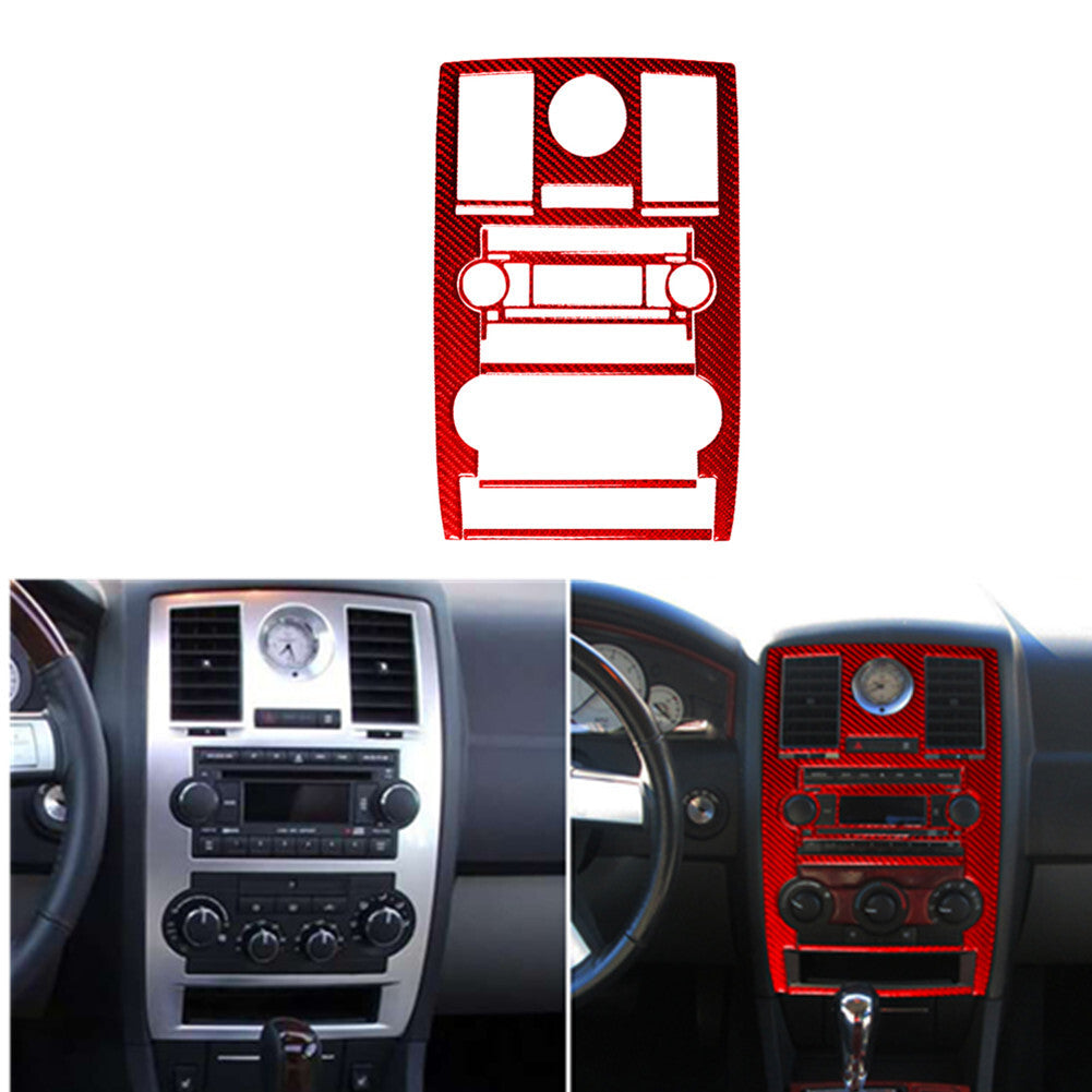 12Pcs Red Carbon Fiber Full interior Set Cover Trim For 370Z 2009-2020 v