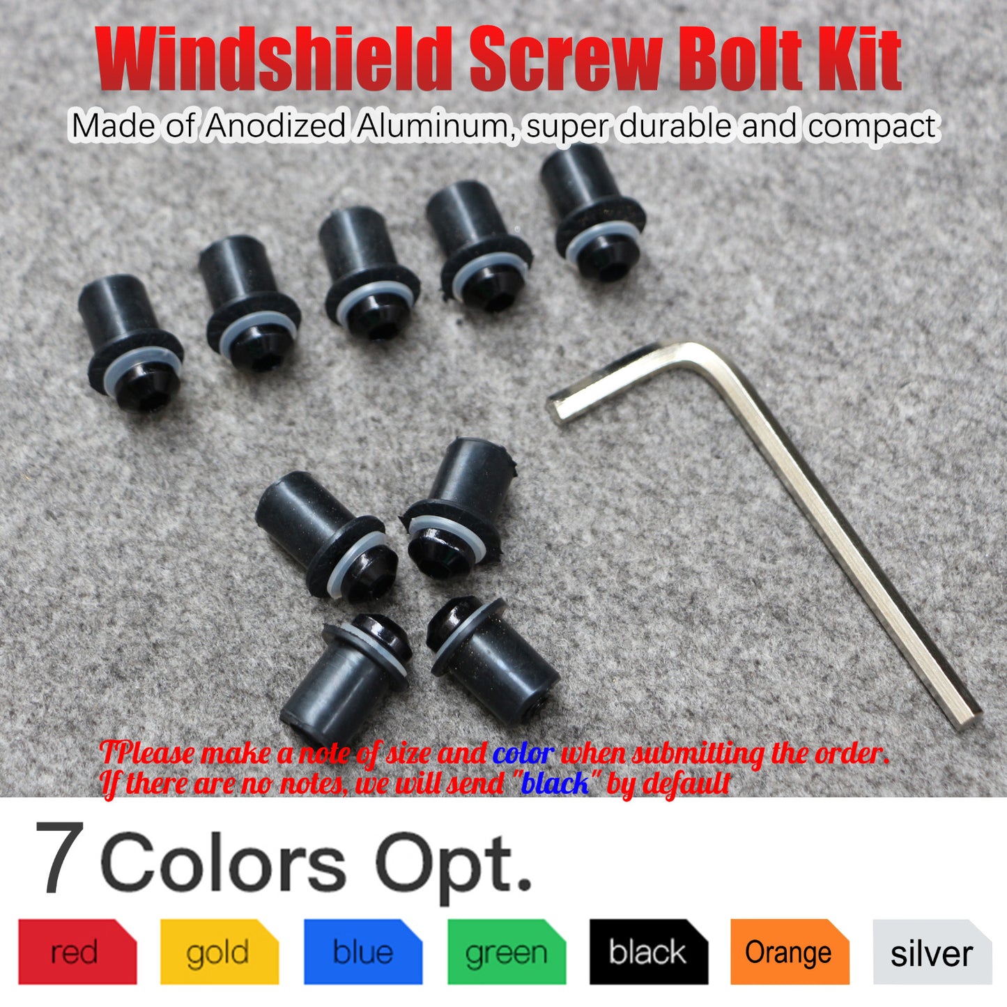 Windscreen Windshield Bolt Screw Fit for Honda / for Suzuki / for BMW / for Kawasaki / for Harley / for Yamaha