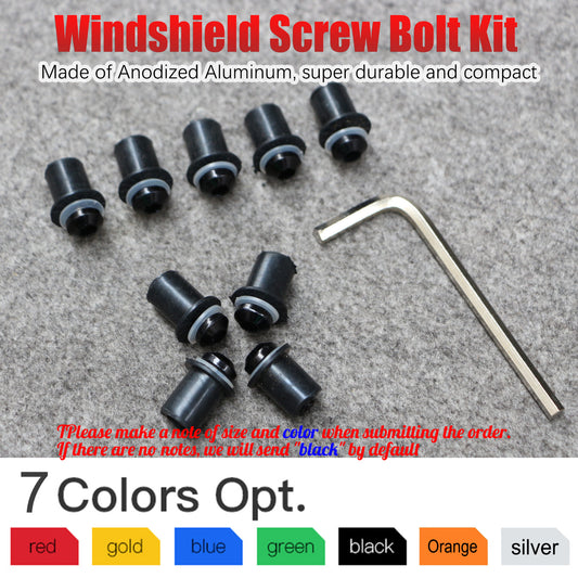 Windscreen Windshield Bolt Screw Fit for Honda / for Suzuki / for BMW / for Kawasaki / for Harley / for Yamaha