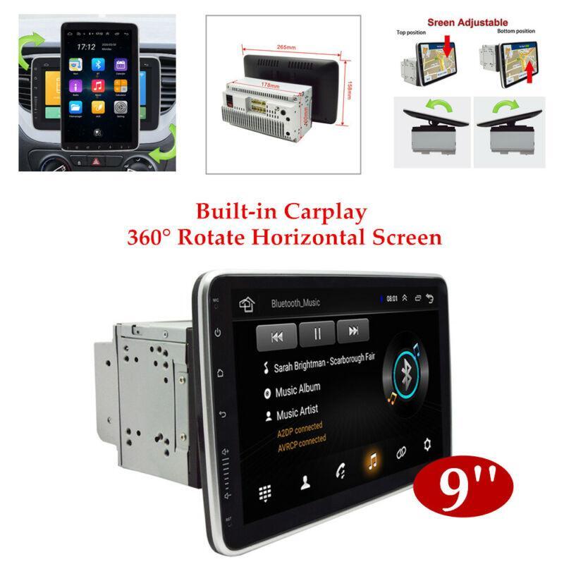 High-definition CarPlay 2 Dinner 10.1-inch Android 9.1 Car Radio GPS Navigation 360° Horizontal Rotation - n
