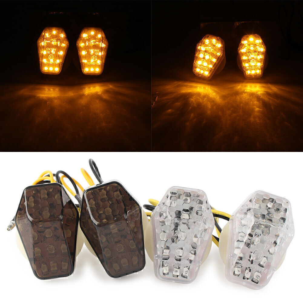 Flush Mount LED Turn Signals Light Fit for Suzuki SV 650 650S 1000 1000S 2003 - 2007 Q