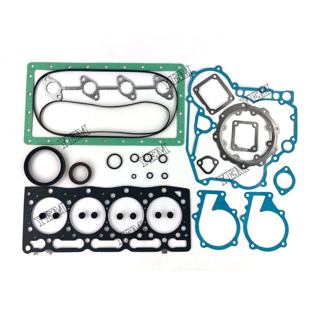 V1505 V1505T full gasket kit with head gasket for kubota B3030 B3200 Bobcat S100 Q