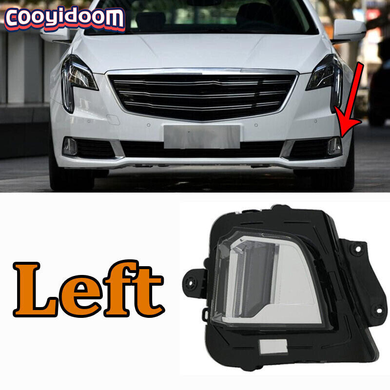 for Cadillac XTS 2018 2019 LED Left DAYTIME RUNNING LIGHTS DRL LAMPS fog light