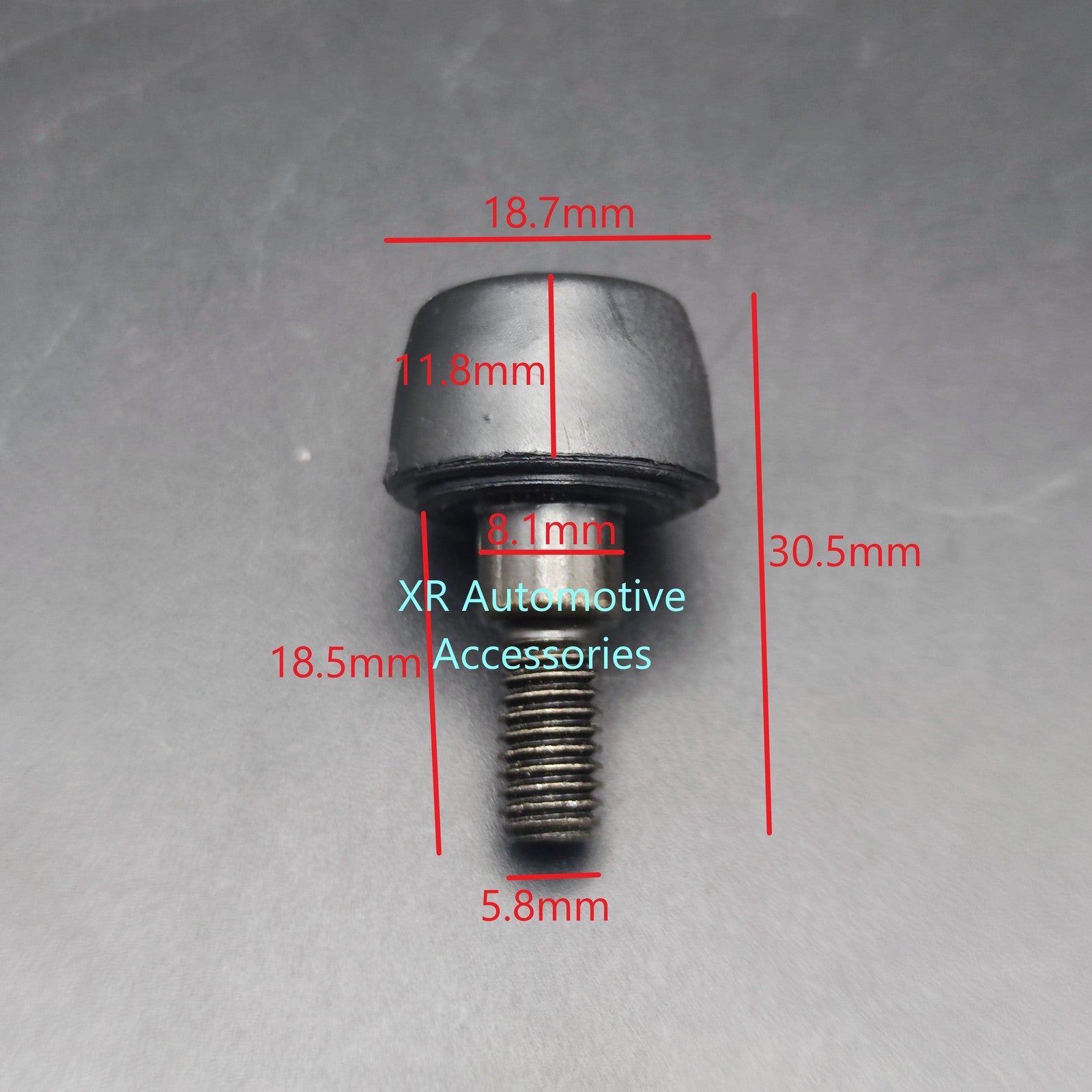 2 Pcs for Toyota Hood Bumper Grille Stop Screw Rubber Buffer Cap 53119-12150