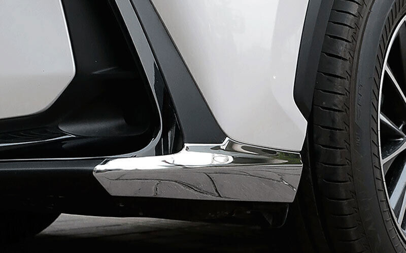 Chrome Front Bumpers Lip Side Skirt Splitter for Lexus NX 250 350h 450 2022-2024 n