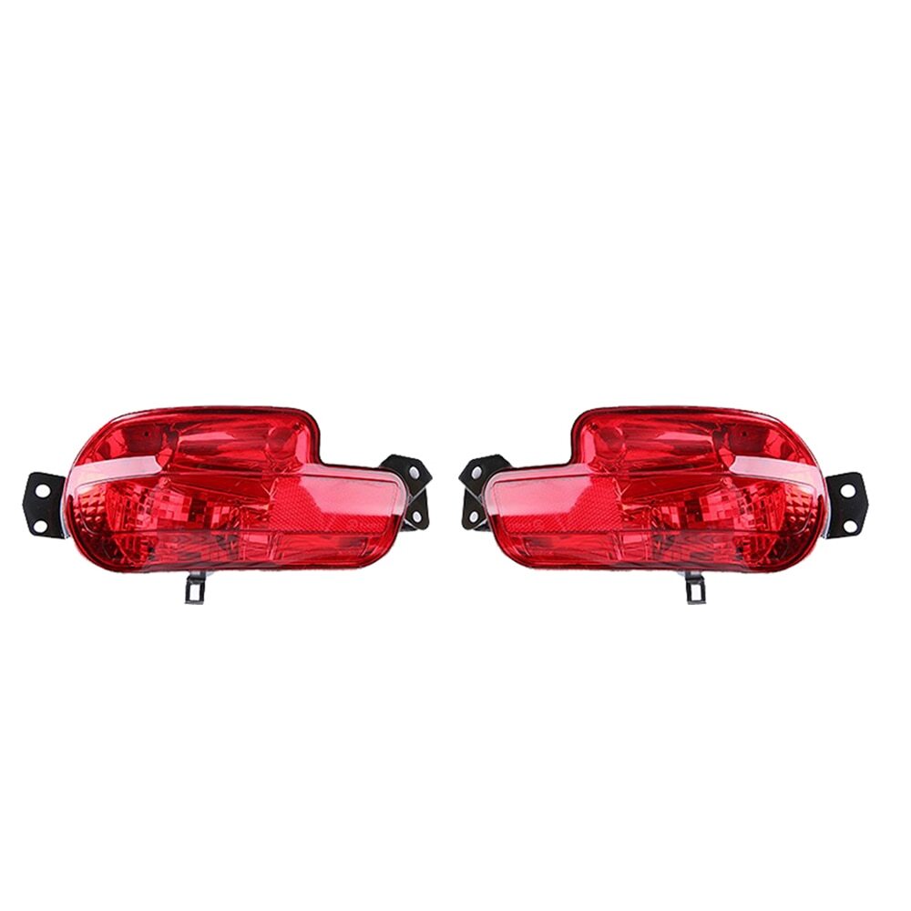 Pair Rear Bumper Reflector Brake Light Without Bulb for Peugeot 408 2009-2012