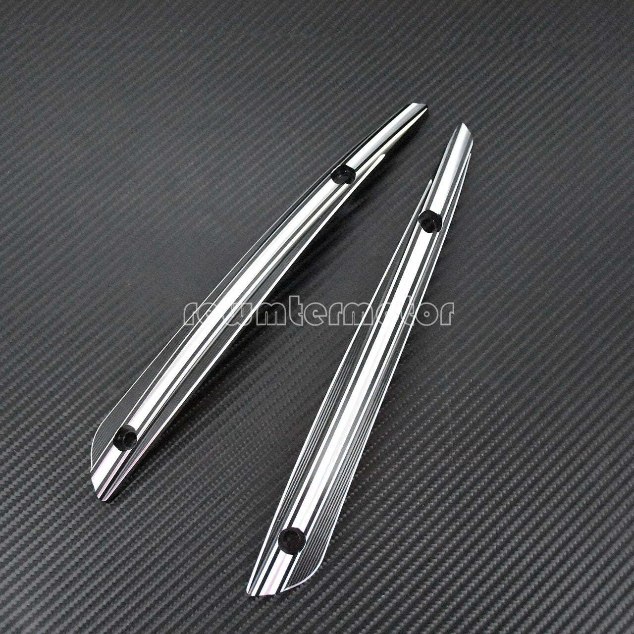 CNC Windshield Side Trim Black Fit for Harley Road Glide FLTRX FLTRXS 2015-2017 Q