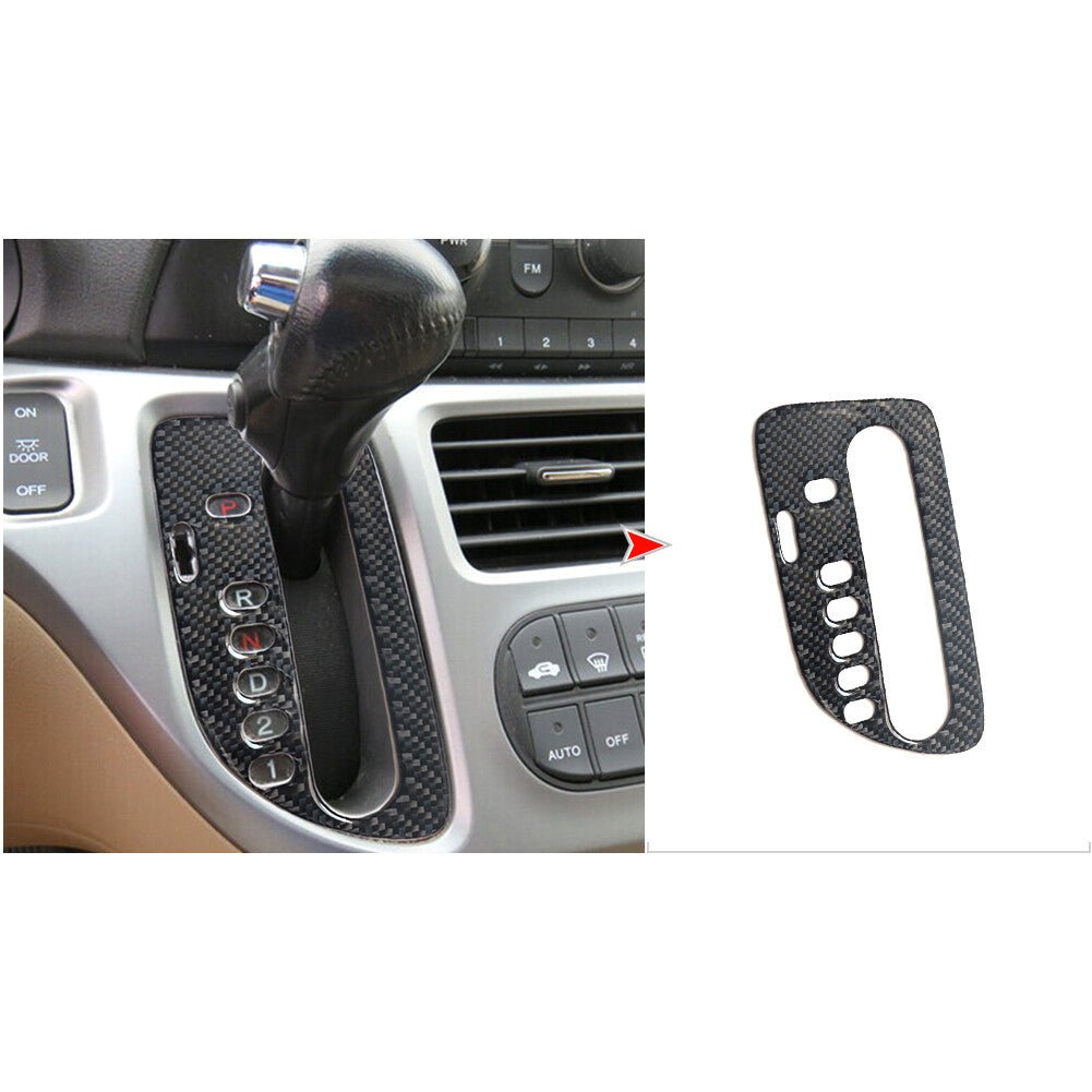 Carbon fiber rearview mirror rain eyebrow cover trim suitable for Hyundai Kona 2018-2022- v