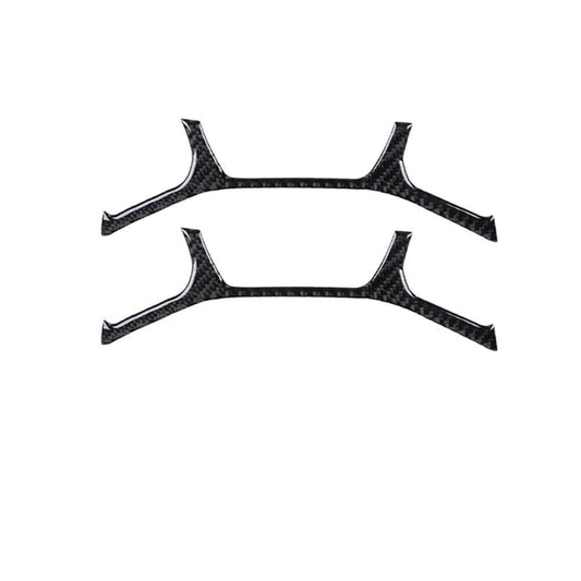 2Pcs Carbon Fiber for Seat Head Cover Trim Strip For Supra A90 2019-2022 New n