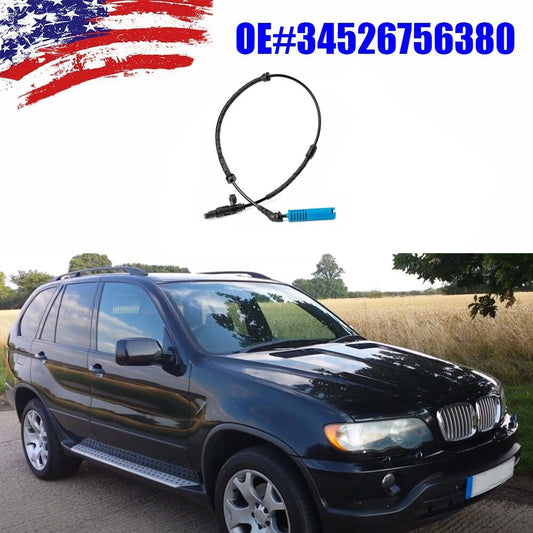 1x Rear ABS Wheel Speed Sensor 34526756380 NEW for BMW X5 2000-2003 2003 01