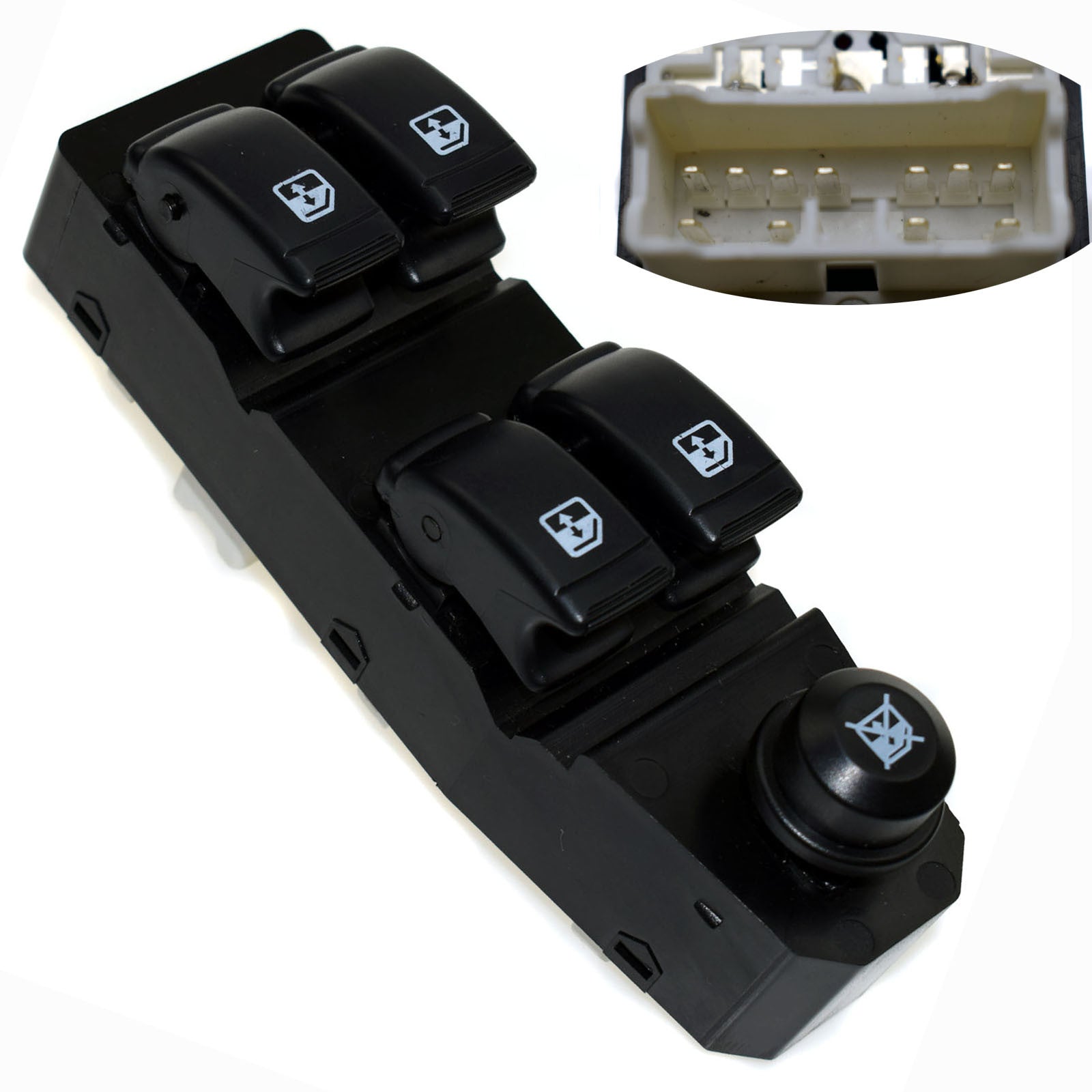 Power Window Master Control Switch for 09 - 11 for Aveo for Pontiac G3 202005158- v