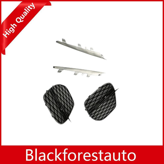 Set Front Lower Bumper Lateral Grill Cover  Molding Trim for 11-2014 for BMW for X5 E70 Q