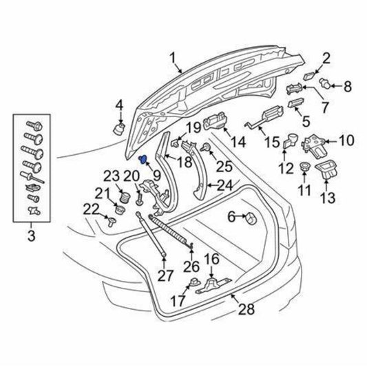 8W5827589 Overslam Bumper for Audi for A4 B9 Q